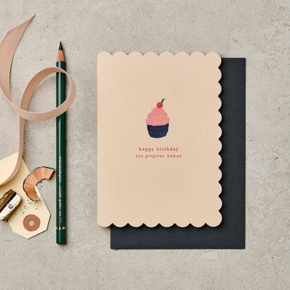 CUPCAKE SCALLOP | CARD BY KATIE LEAMON - OTHERLETTERS