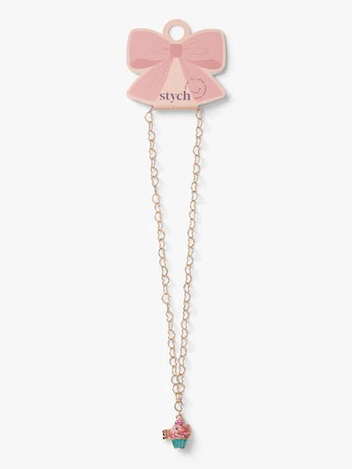 CUPCAKE SPARKLE LOCKET NECKLACE - OTHERLETTERS