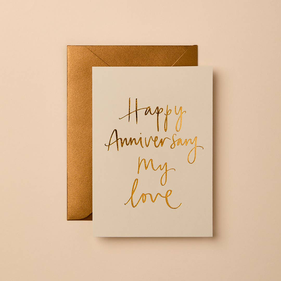 HAPPY ANNIVERSARY MY LOVE (OAT) | CARD BY GABRIELLE & CELINE - OTHERLETTERS