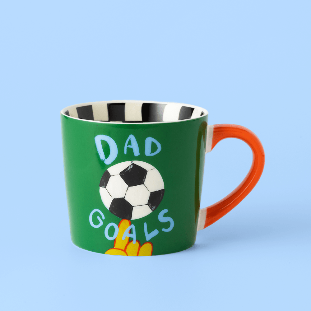 DAD GOALS | MUG BY ELEANOR BOWMER - OTHERLETTERS