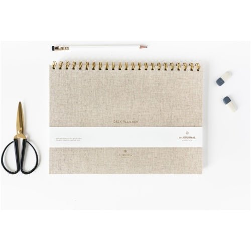 DESK PLANNER | LINEN - OTHERLETTERS