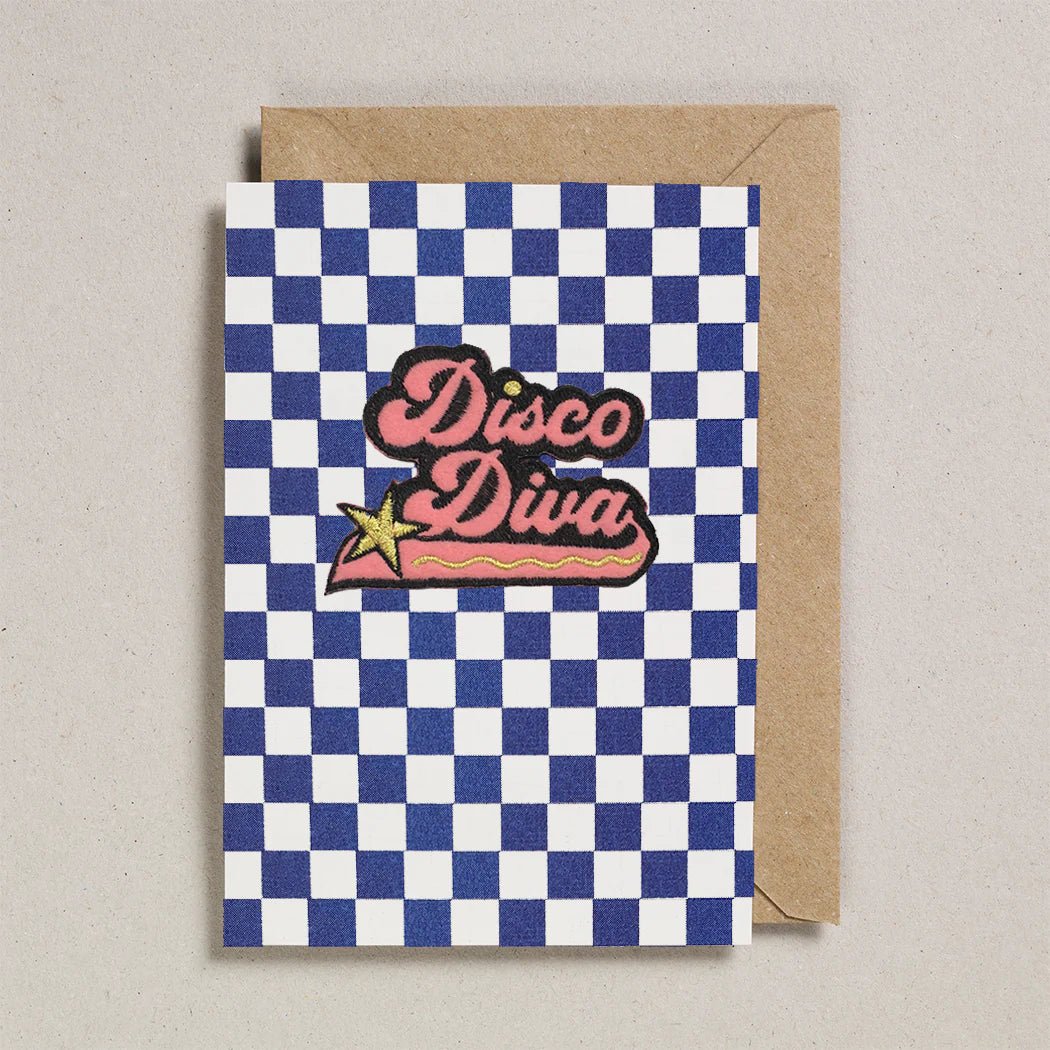 DISCO DIVA IRON ON PATCH | CARD BY PETRA BOASE - OTHERLETTERS