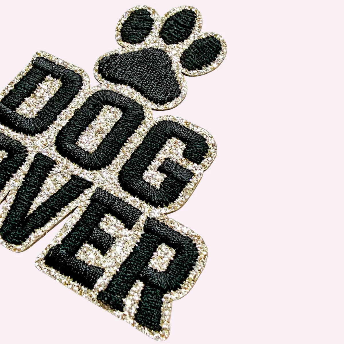 Dog Lover embroidered sticker