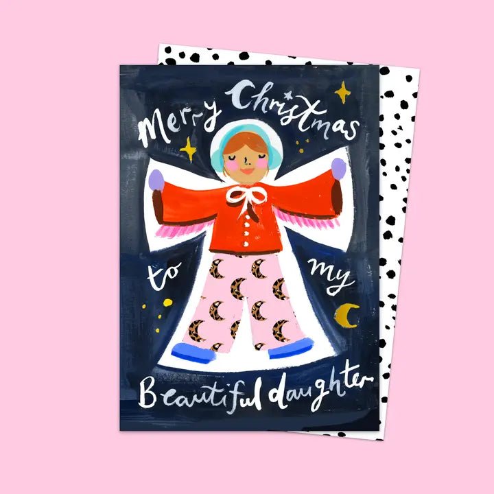 MERRY CHRISTMAS BEAUTIFUL DAUGHTER | CARD BY ELEANOR BOWMER - OTHERLETTERS