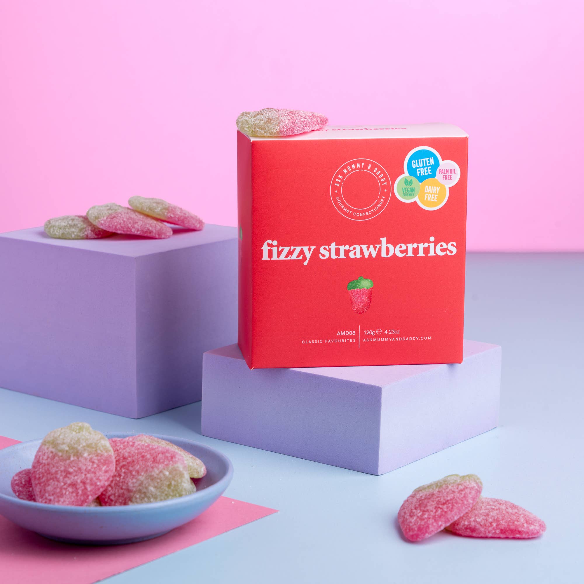 FIZZY STRAWBERRIES GIFTBOX - OTHERLETTERS
