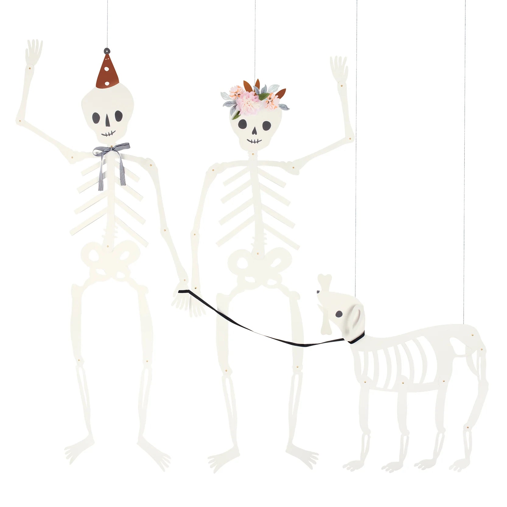 GIANT JOINTED SKELETONS WITH DOG - OTHERLETTERS