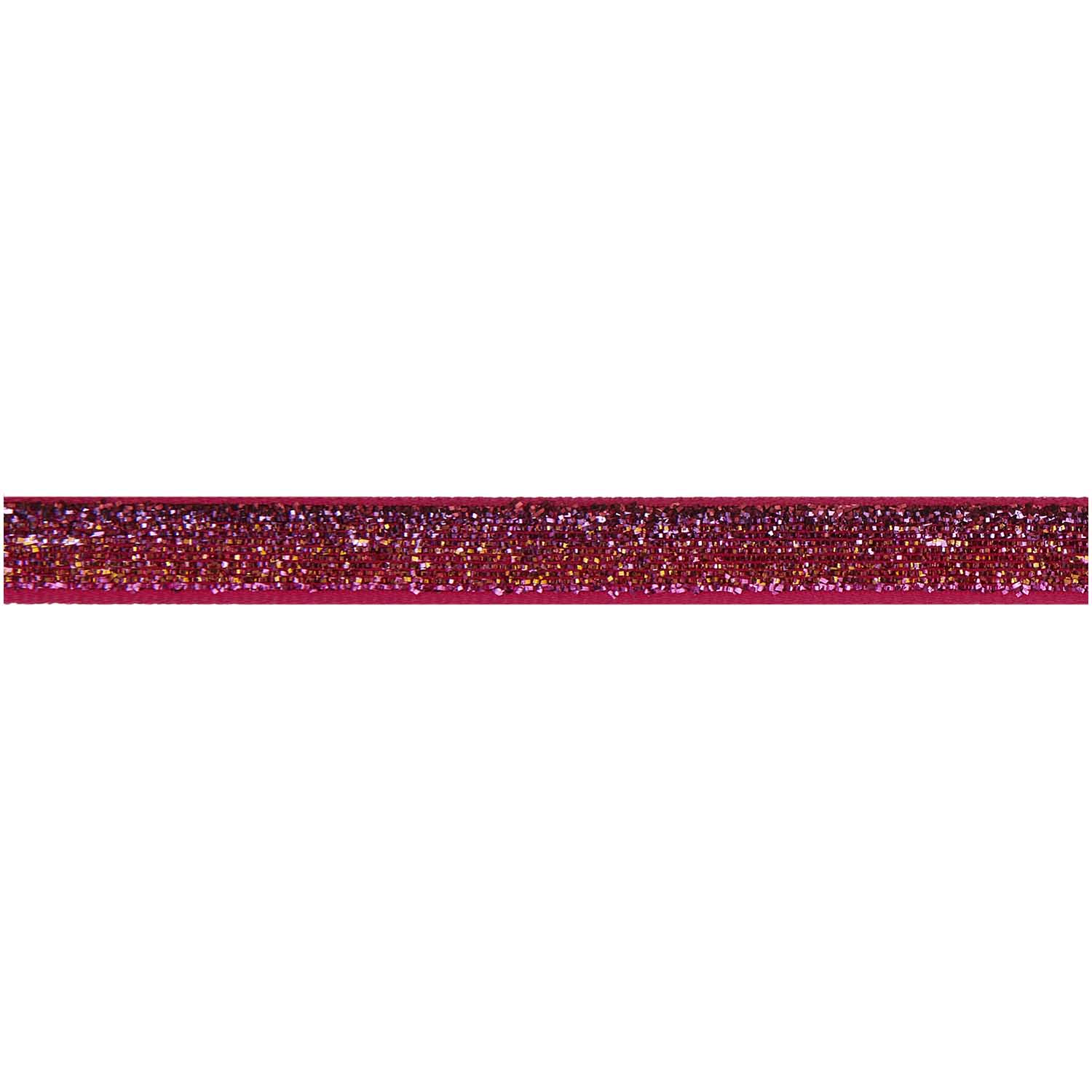 GLITTER RIBBON PINK 10mm - OTHERLETTERS