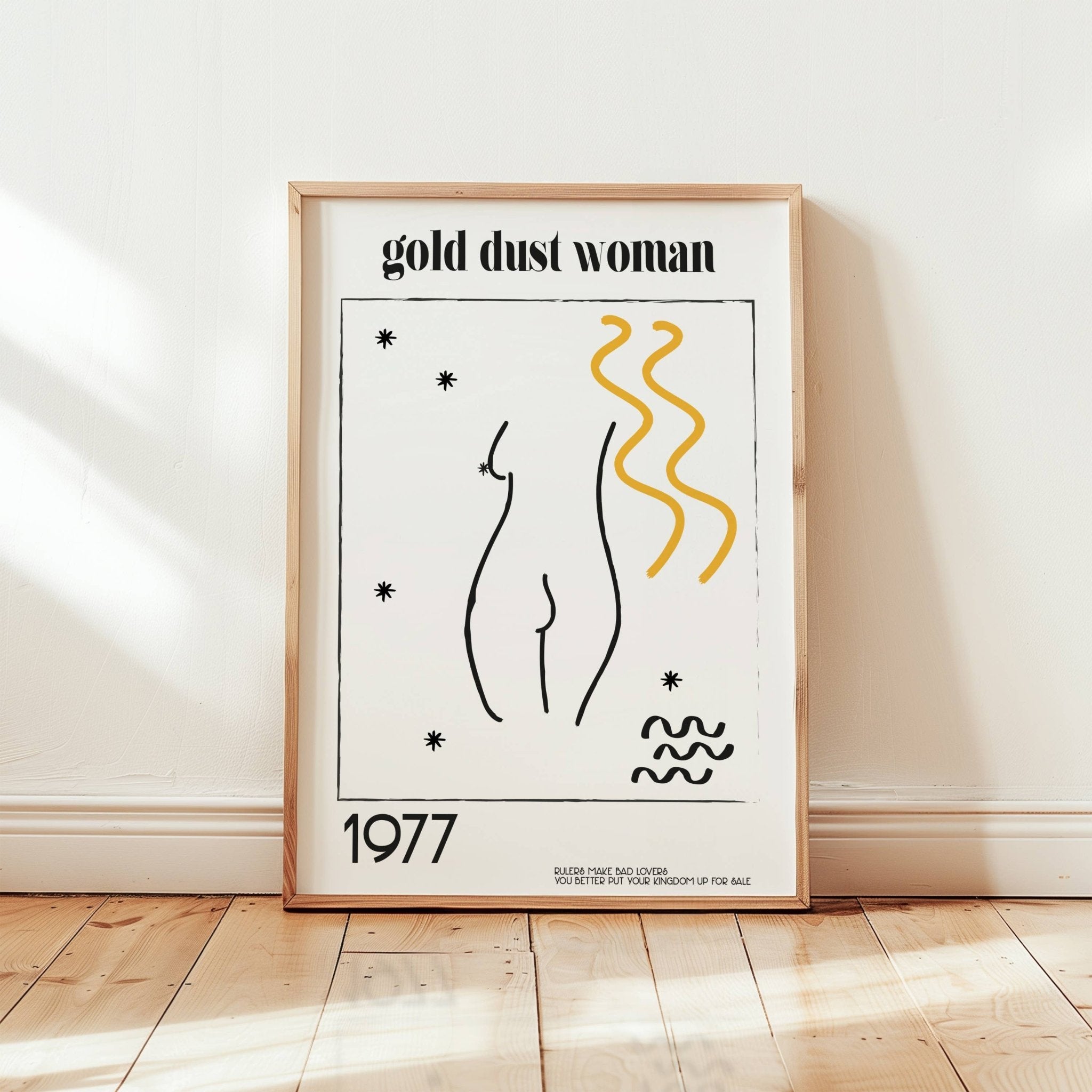 GOLD DUST WOMAN A4 PRINT | FANCLUB PRINTS| - OTHERLETTERS