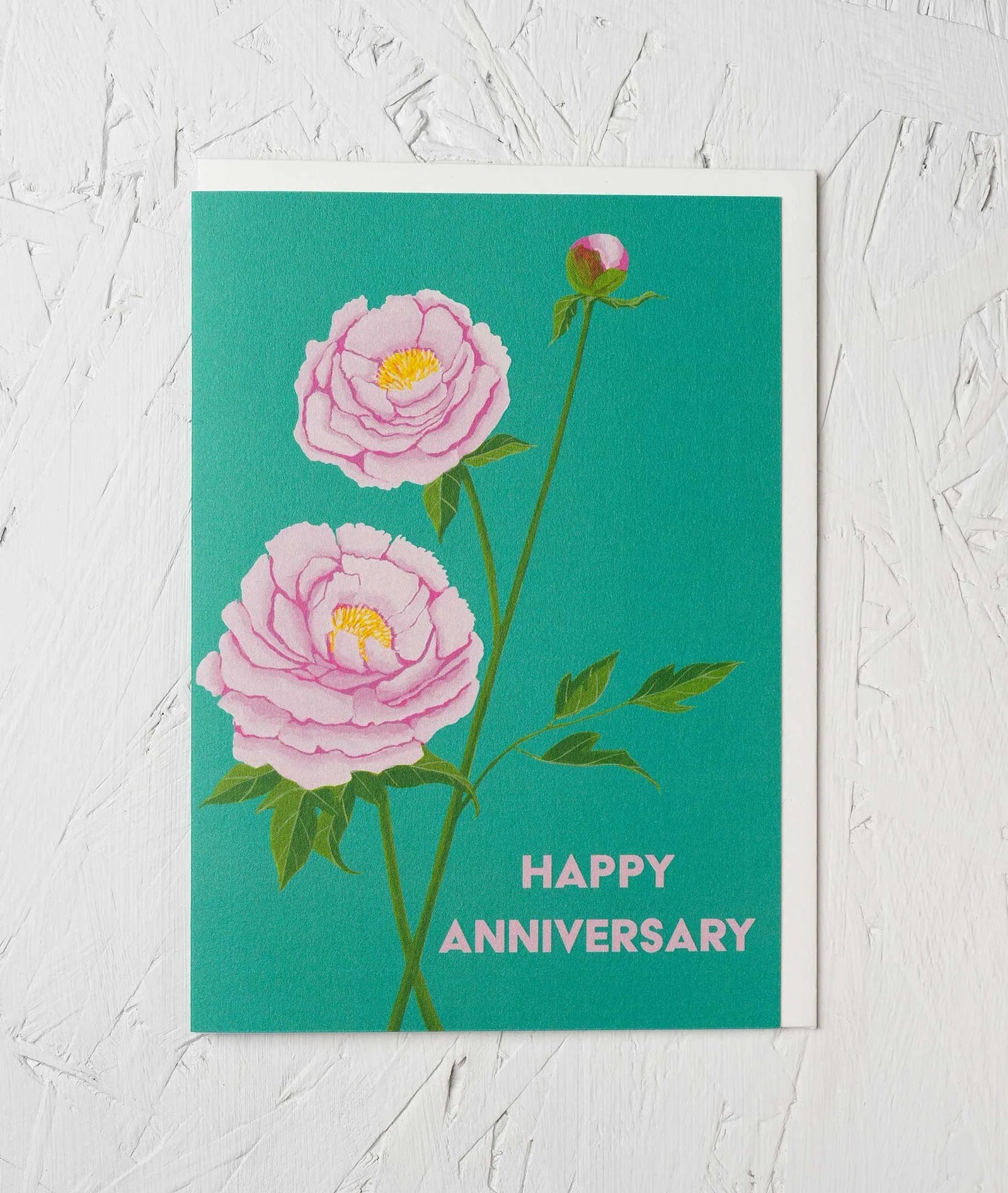 HAPPY ANNIVERSARY PEONY | CARD BY STENGUN DRAWINGS - OTHERLETTERS