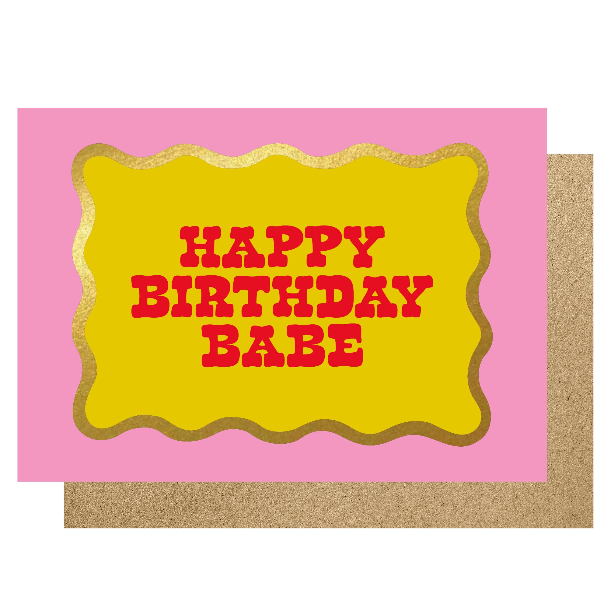 HAPPY BIRTHDAY BABE | CARD BY LUCKY INK - OTHERLETTERS