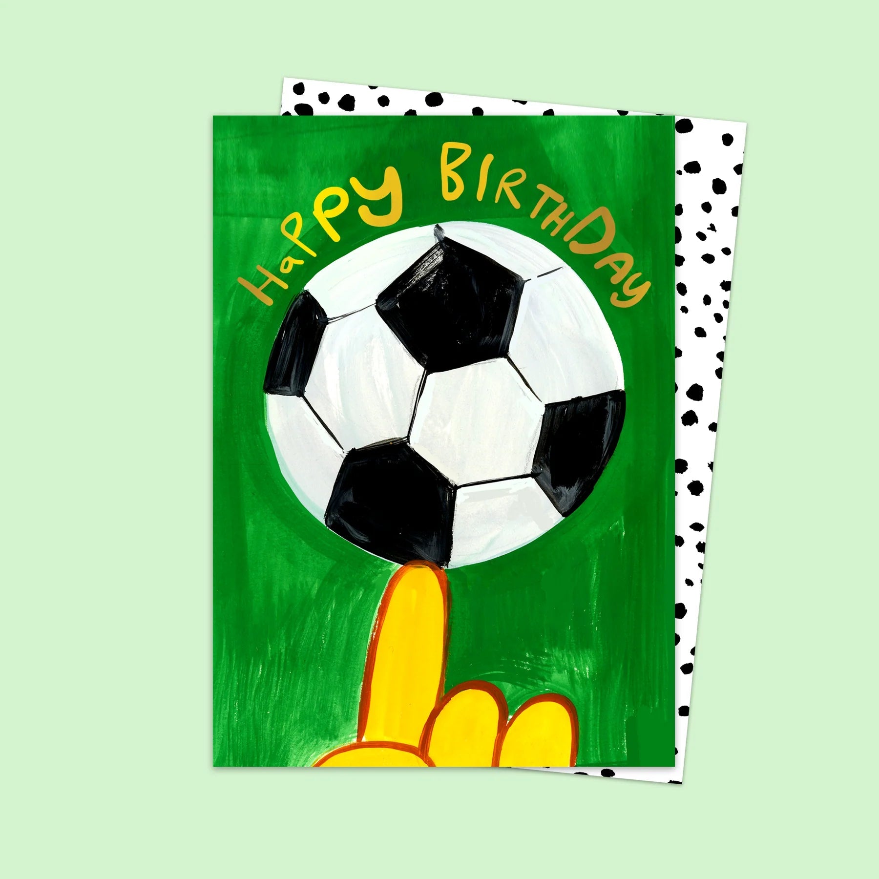 HAPPY BIRTHDAY FOOTBALL | CARD BY ELEANOR BOWMER - OTHERLETTERS