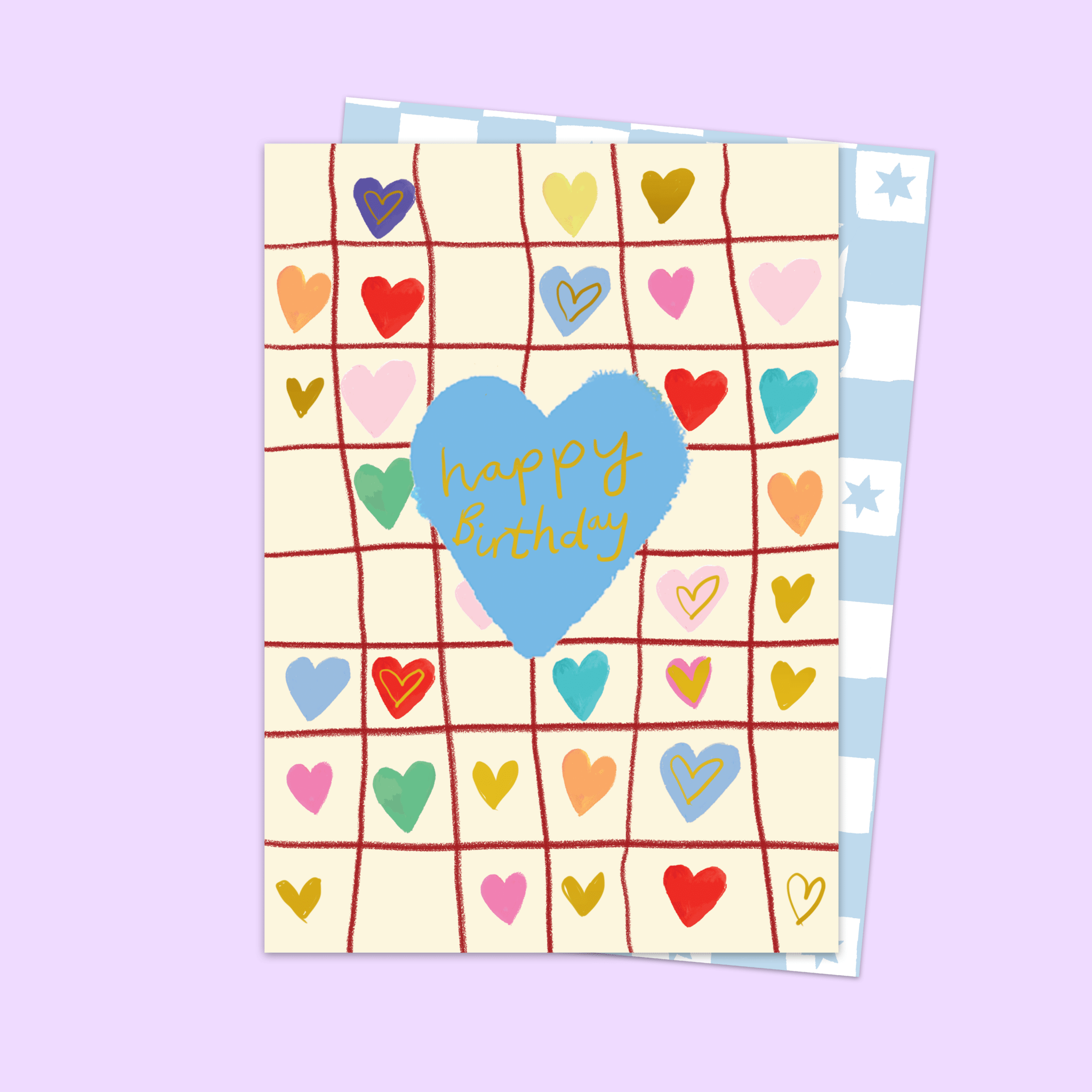 HAPPY BIRTHDAY HEARTS | CARD BY ELEANOR BOWMER - OTHERLETTERS