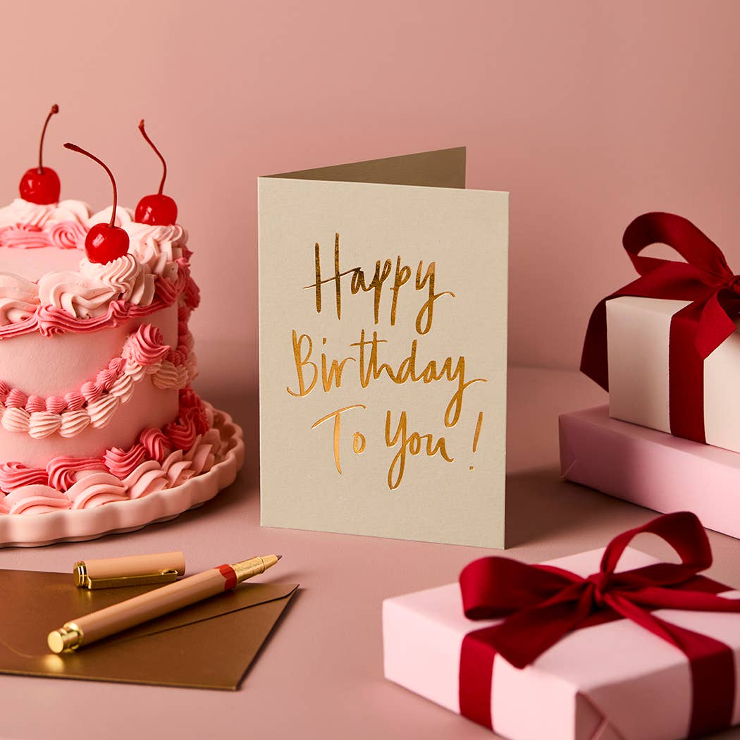 HAPPY BIRTHDAY TO YOU | CARD BY GABRIELLE & CELINE - OTHERLETTERS