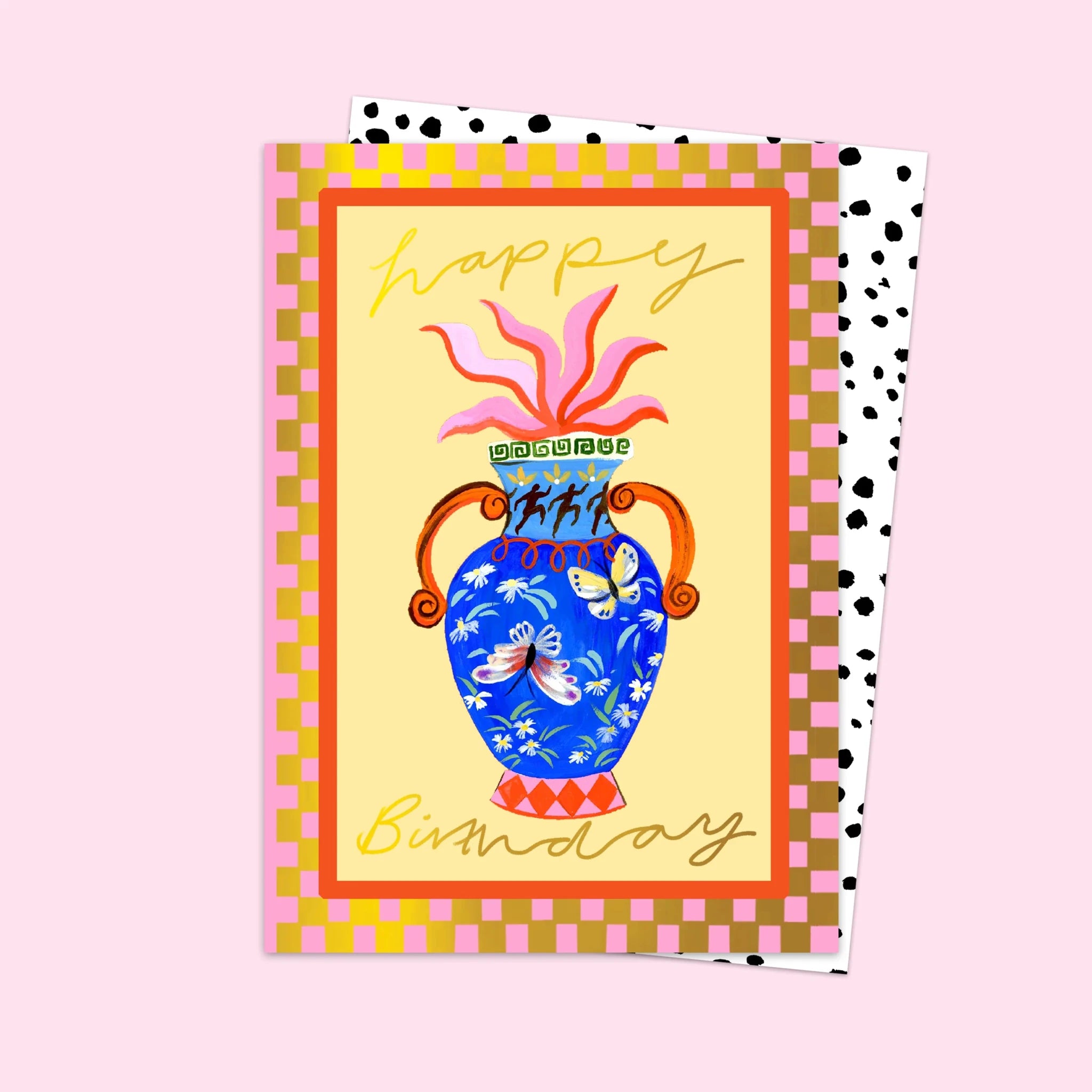 HAPPY BIRTHDAY VASE | CARD BY ELEANOR BOWMER - OTHERLETTERS
