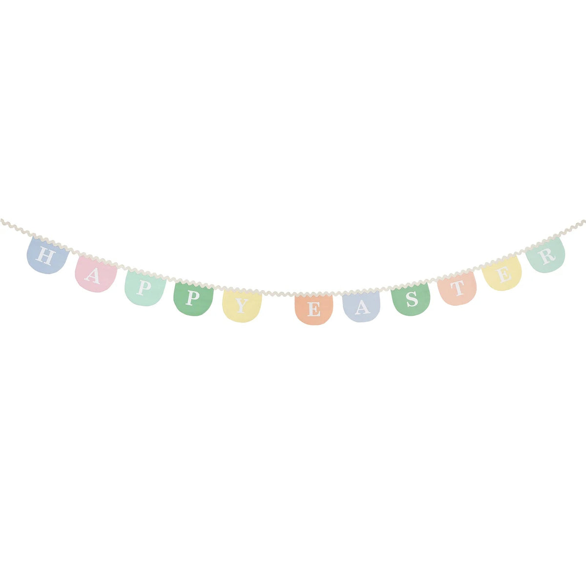 Happy Easter fabric bunting garland for spring decoration