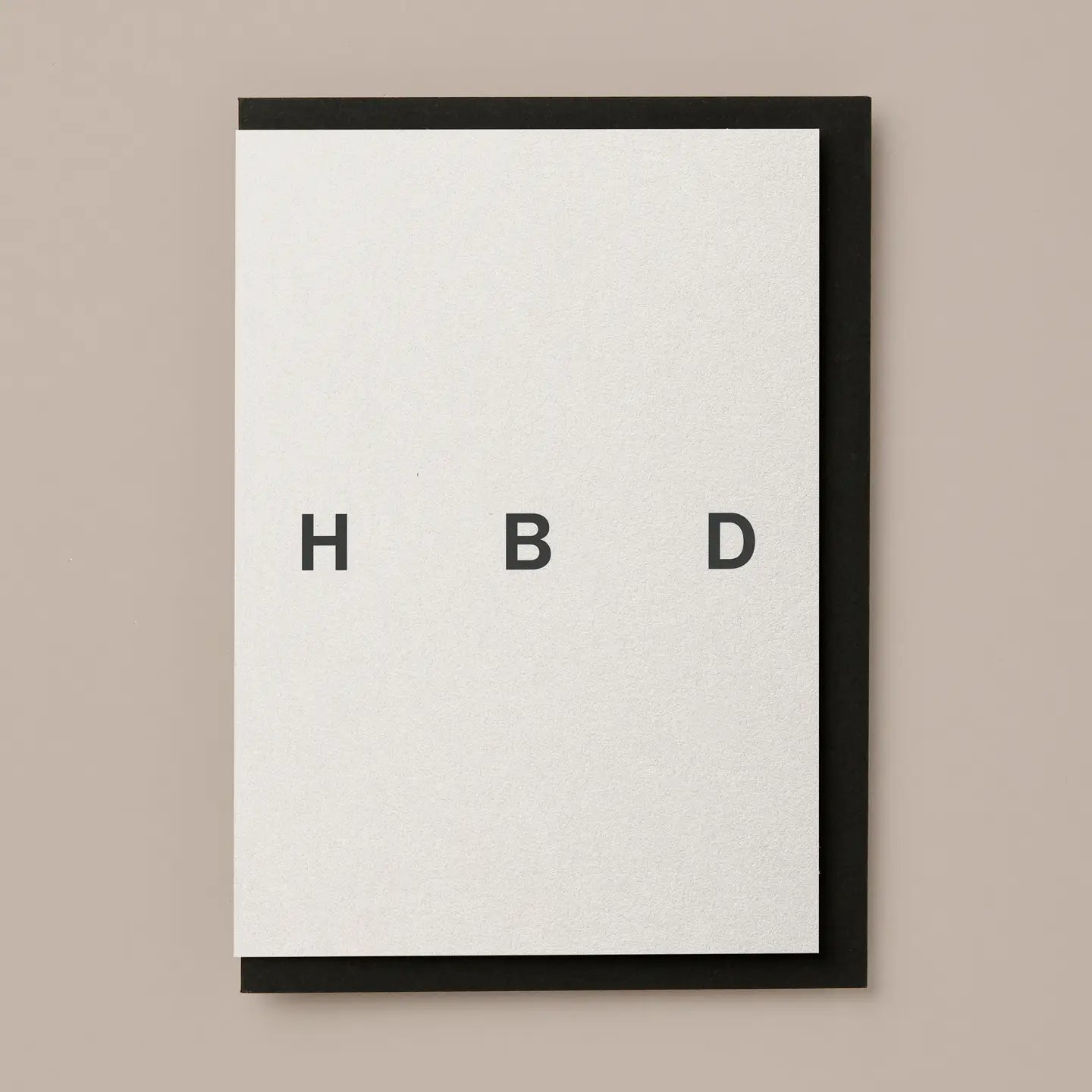 HBD (WHITE) | CARD BY KINSHIPPED - OTHERLETTERS
