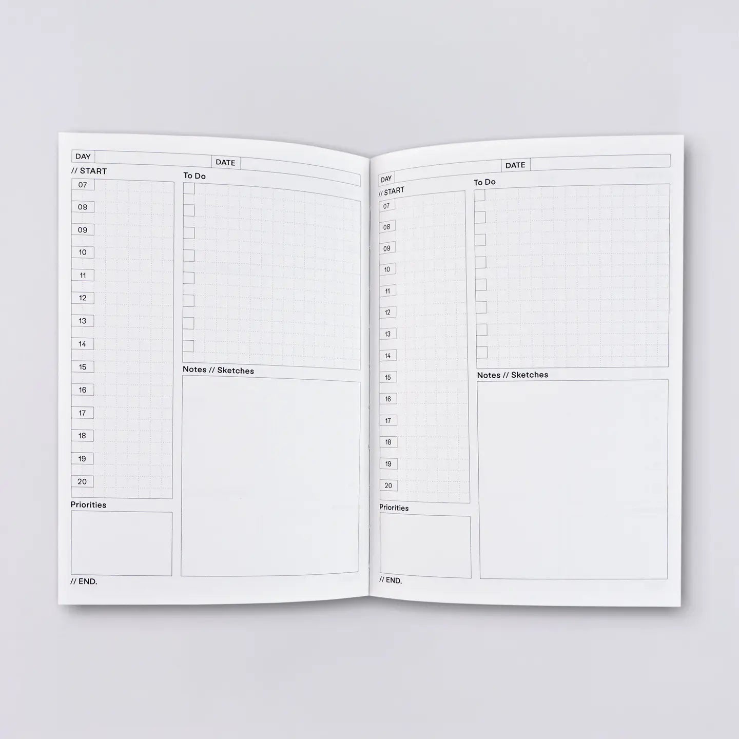 HILDY UNDATED DAILY PLANNER | BY THE COMPLETIST - OTHERLETTERS