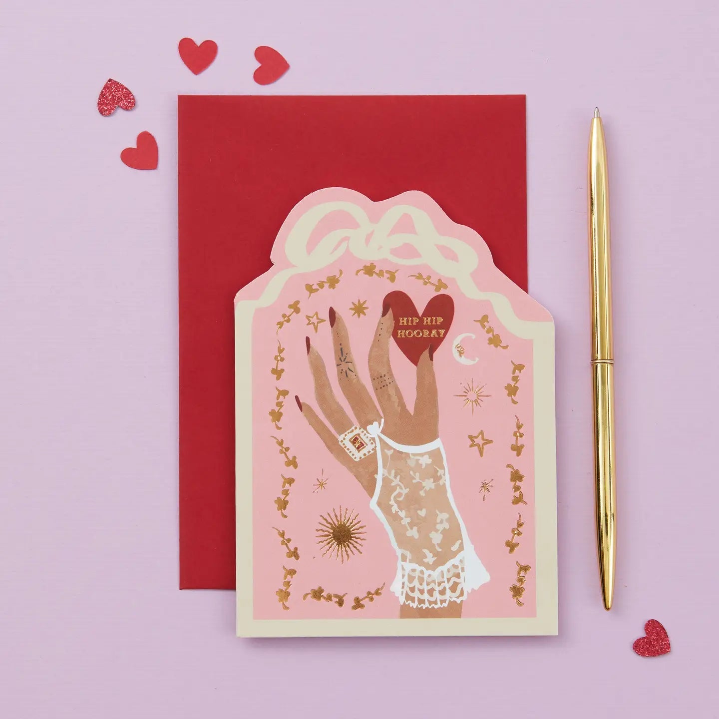 HIP HIP HOORAY VINTAGE WEDDING/ ENGAGEMENT | CARD BY TYPE AND STORY - OTHERLETTERS