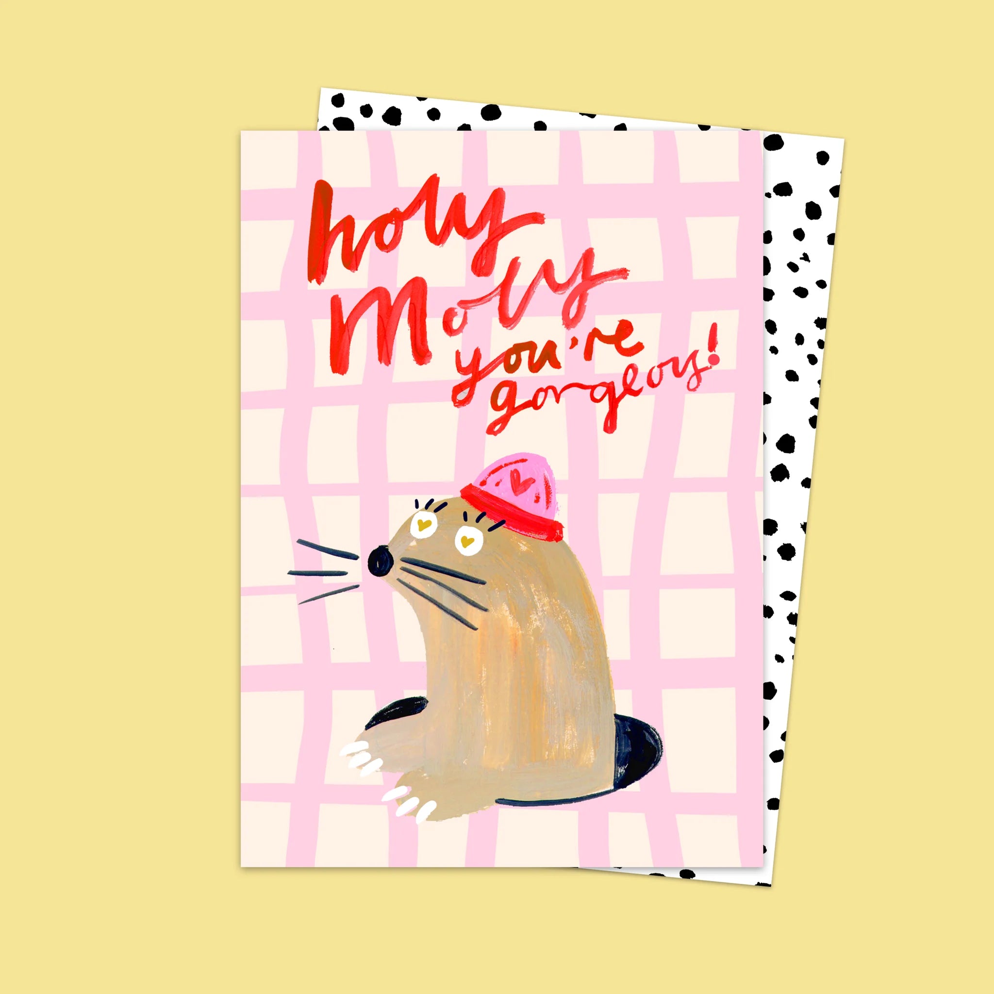HOLY MOLY YOU'RE GORGEOUS | CARD BY ELEANOR BOWMER - OTHERLETTERS