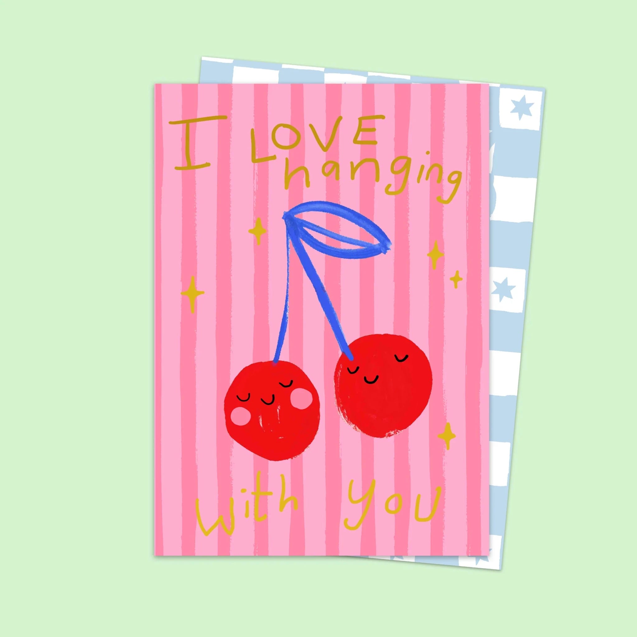 I LOVE HANGING WITH YOU | CARD BY ELEANOR BOWMER - OTHERLETTERS