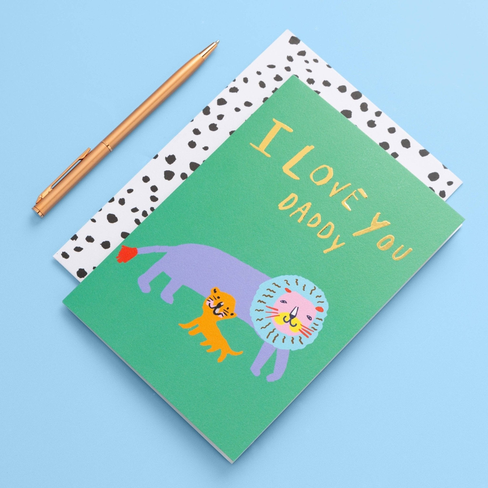 I LOVE YOU DADDY LION CUB | CARD BY ELEANOR BOWMER - OTHERLETTERS