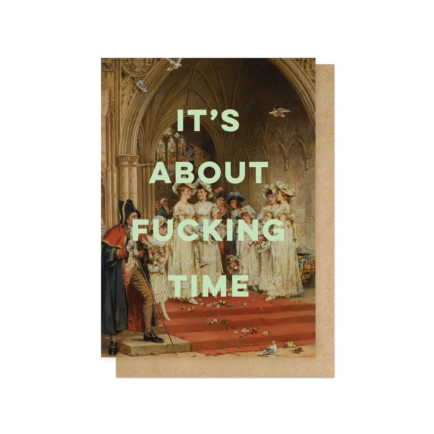 IT'S ABOUT TIME | CARD BY EAST END PRINTS - OTHERLETTERS