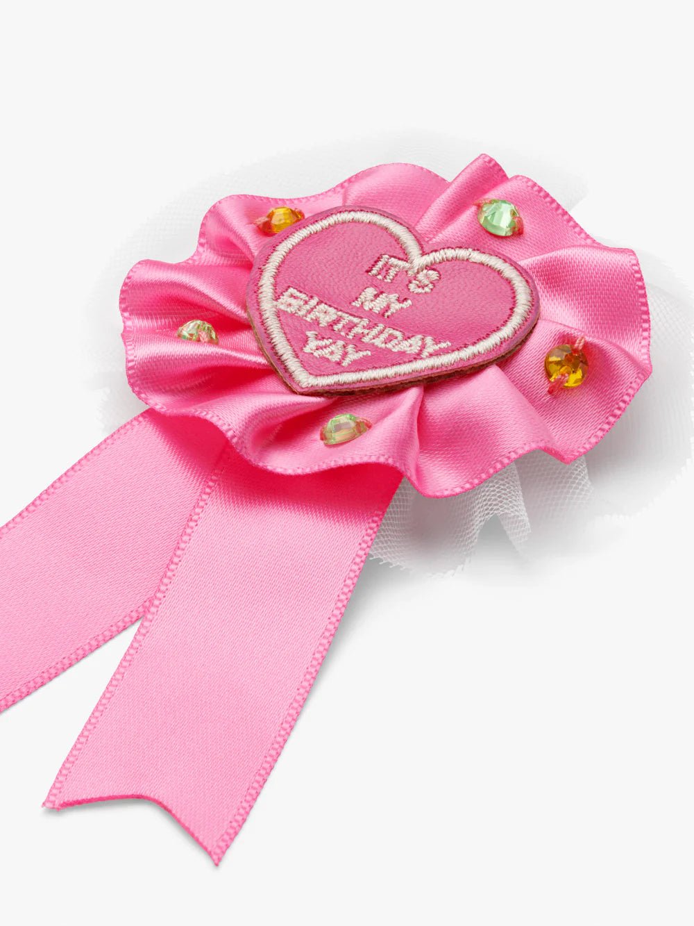 'IT'S MY BIRTHDAY' GEM ROSETTE BADGE - OTHERLETTERS