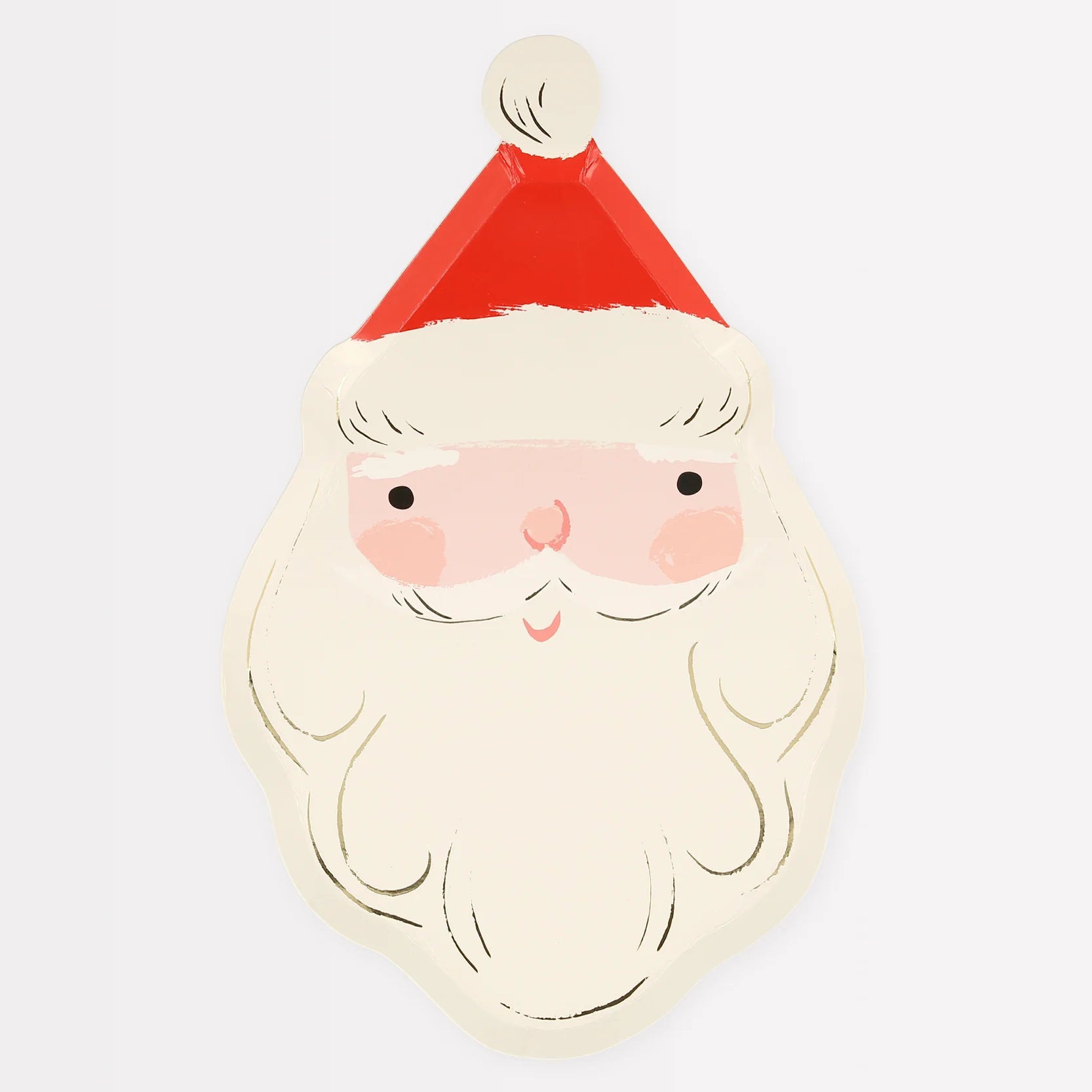 JOLLY SANTA PAPER PLATES - OTHERLETTERS