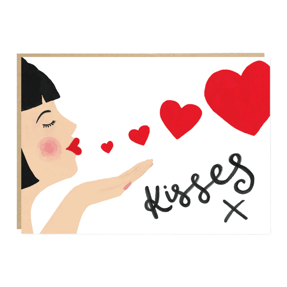 KISSES | CARD BY JADE FISHER - OTHERLETTERS