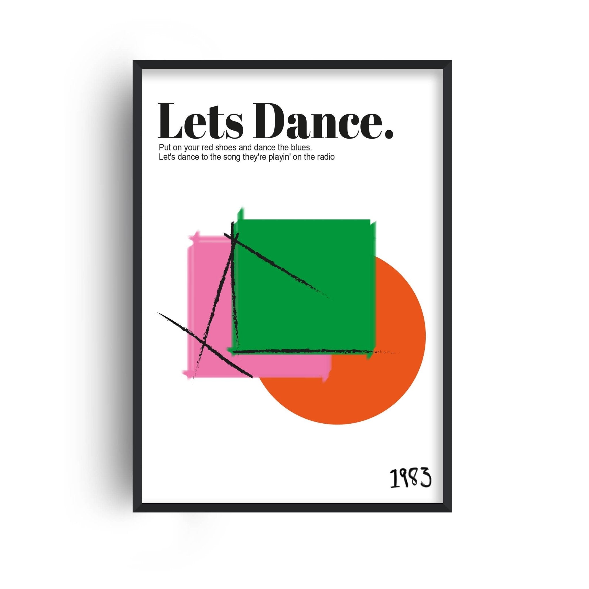 LETS DANCE A4 PRINT | FANCLUB PRINTS - OTHERLETTERS