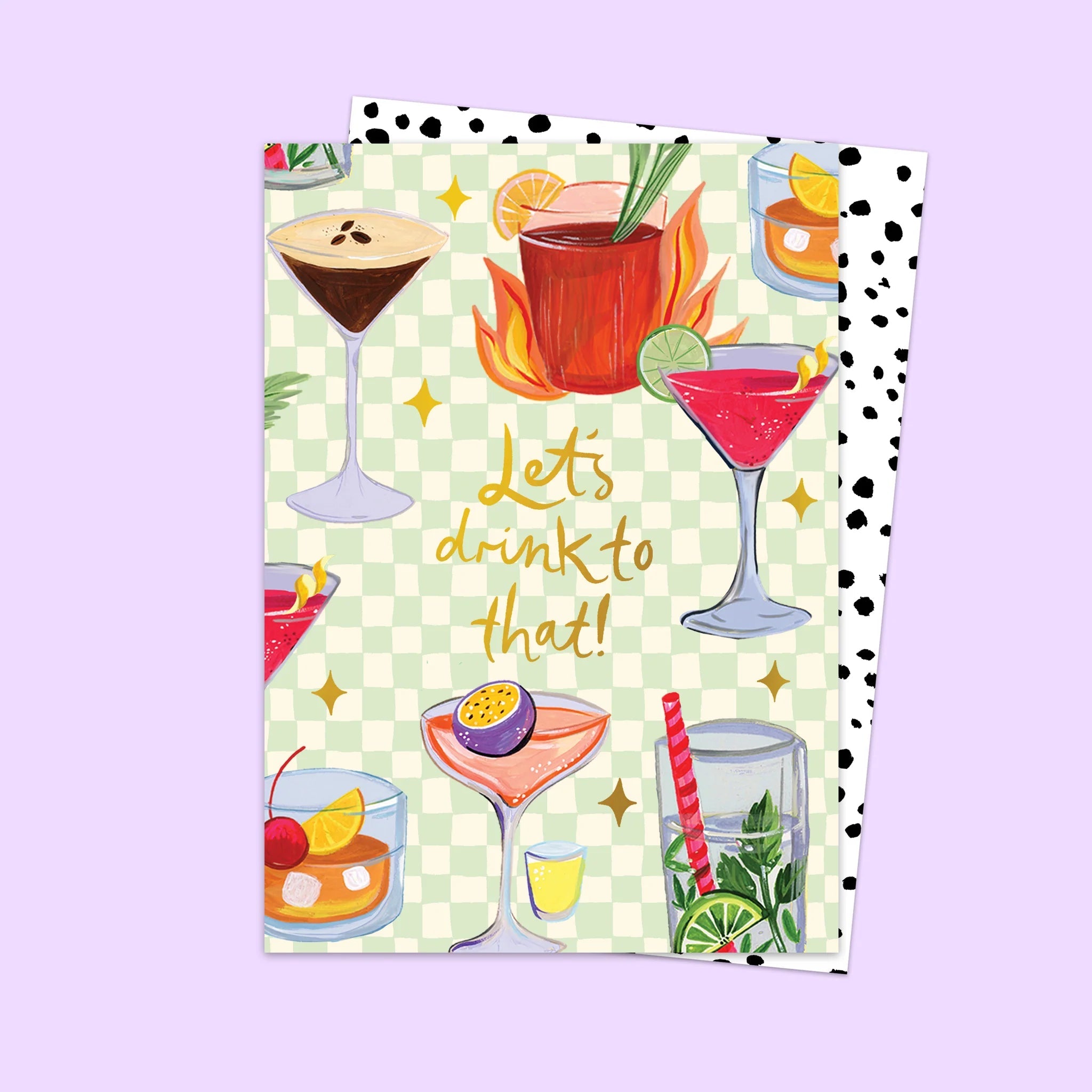LET'S DRINK TO THAT | CARD BY ELEANOR BOWMER - OTHERLETTERS