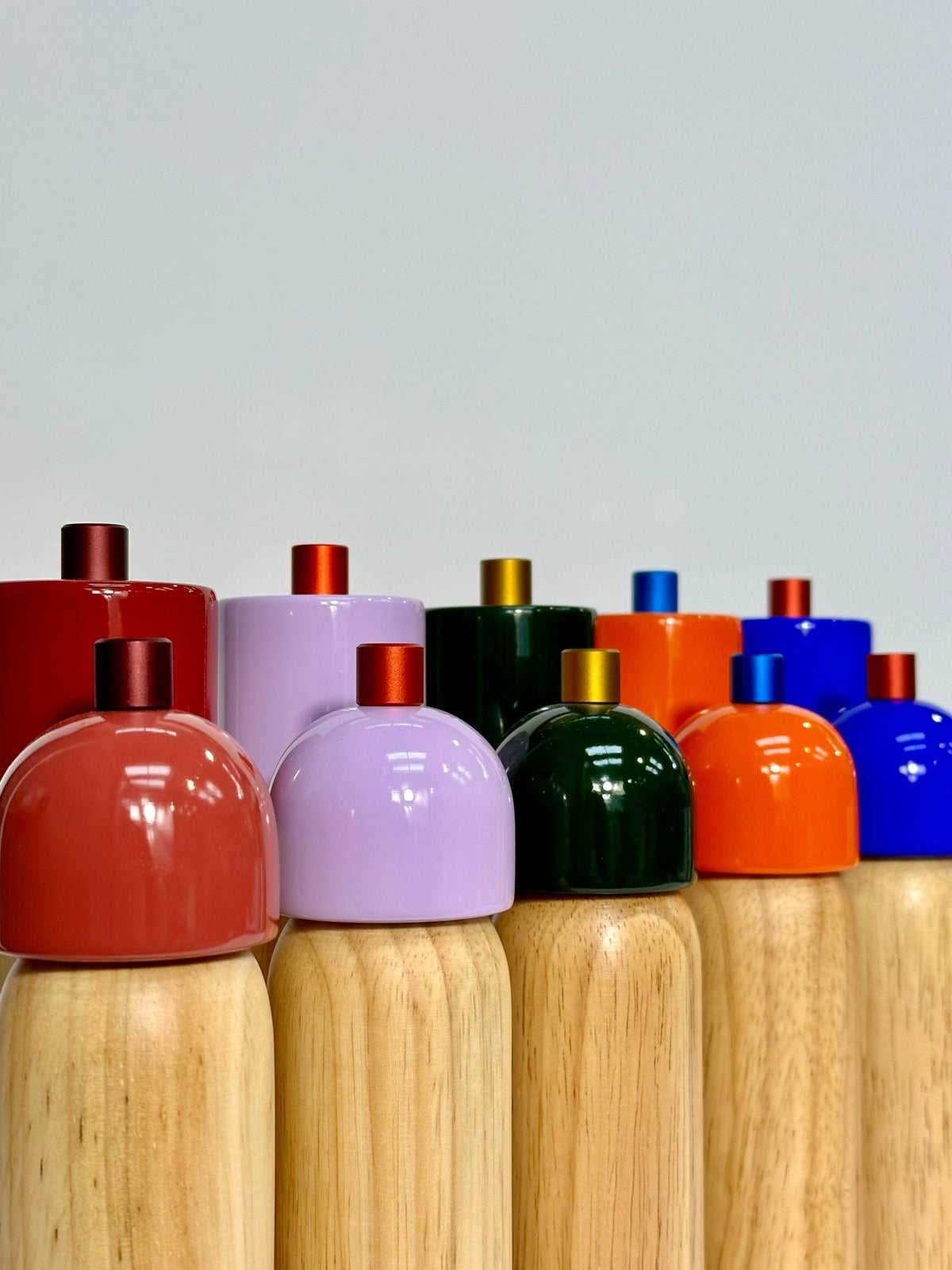 LILAC & RED SALT & PEPPER GRINDER | LARGE - OTHERLETTERS