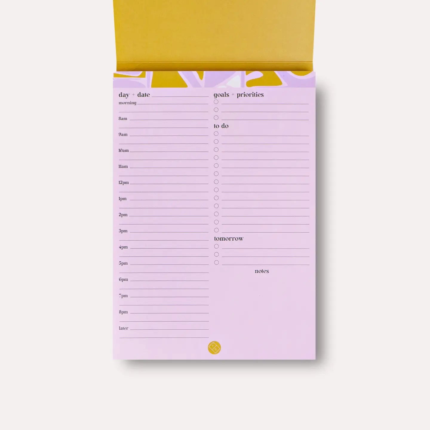 LOLA DAILY PLANNER PAD | BY THE COMPLETIST - OTHERLETTERS