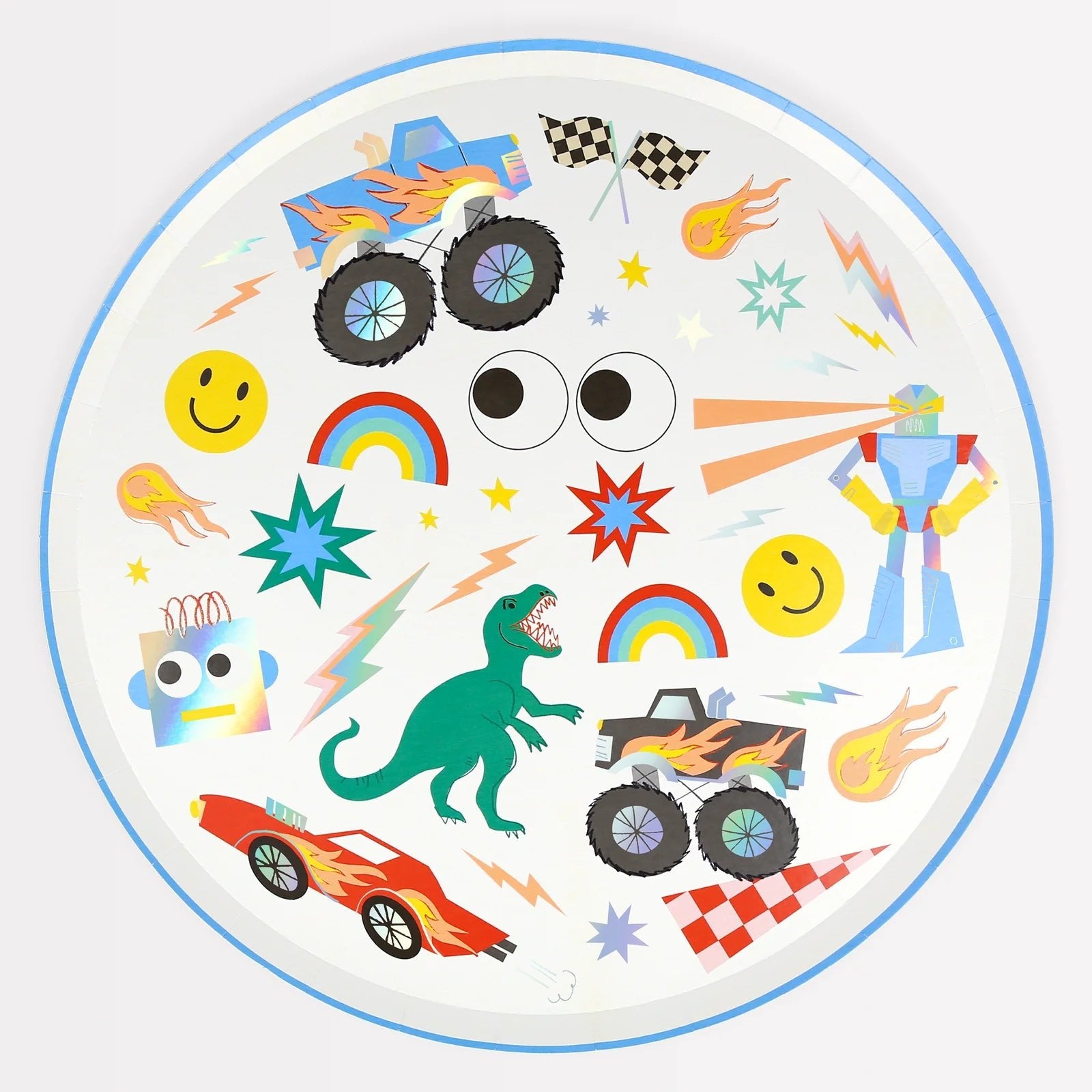 TOYBOX ICONS PAPER PLATES - OTHERLETTERS
