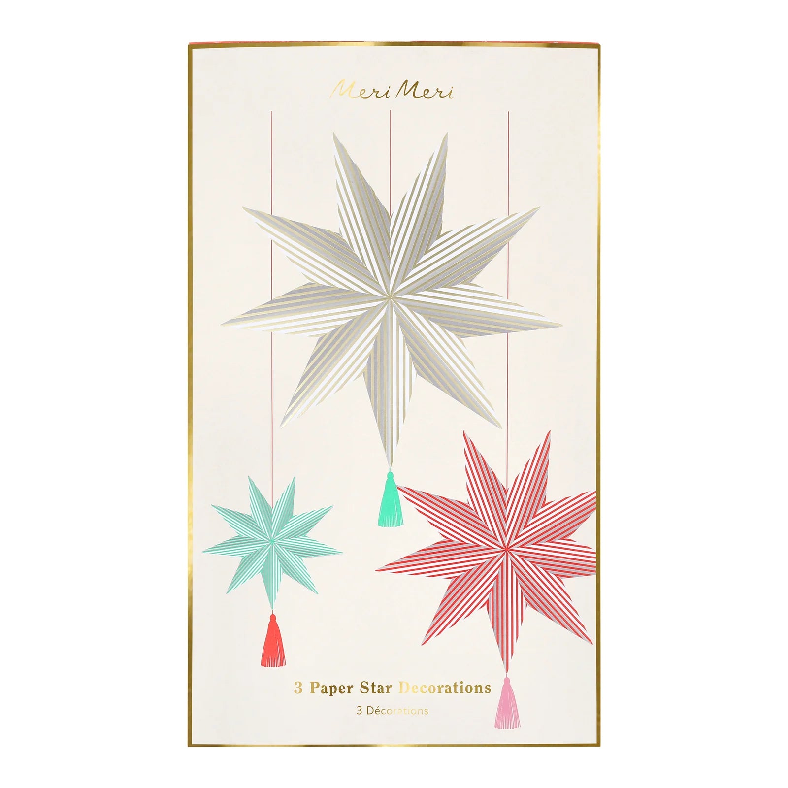 STRIPE STAR DECORATIONS - OTHERLETTERS