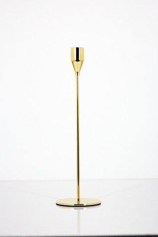 MEDIUM GOLD SLENDER CANDLE STICK - OTHERLETTERS