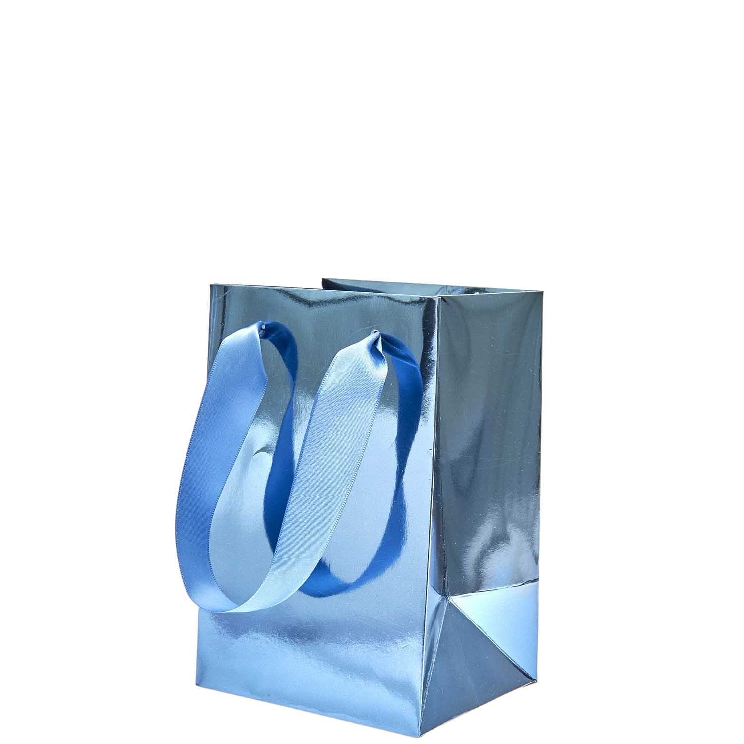 METALLIC BLUE GIFT BAG | X SMALL - OTHERLETTERS