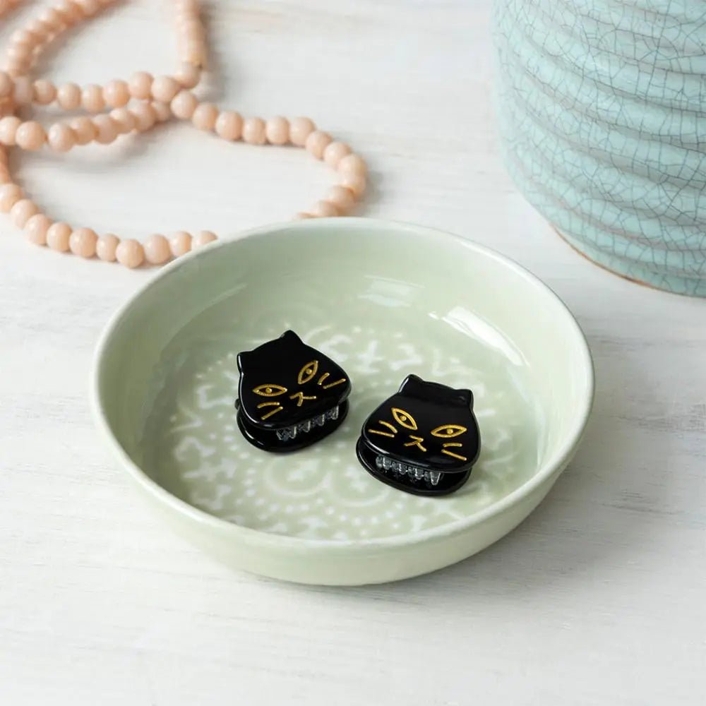 MINI HAIR CLAW CLIPS BLACK CATS - OTHERLETTERS
