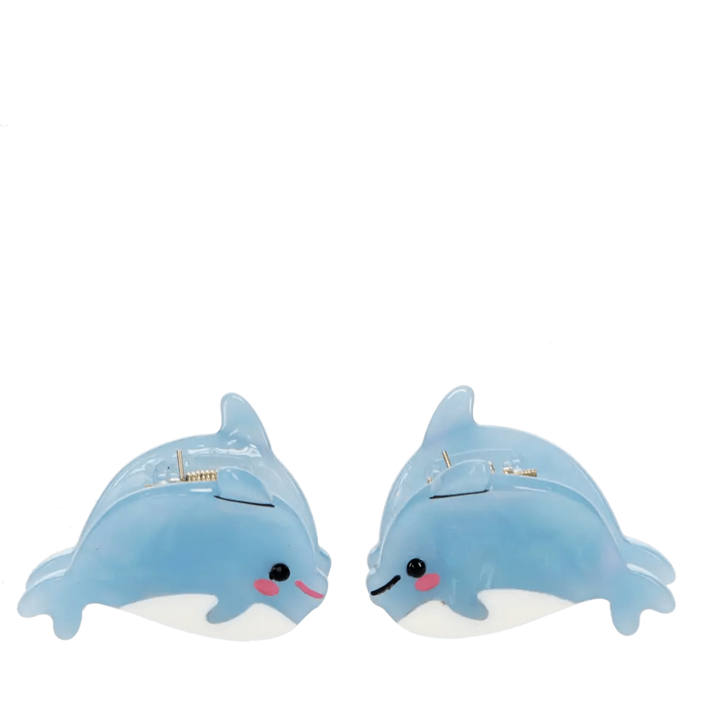 MINI HAIR CLAW CLIPS DOLPHINS - OTHERLETTERS