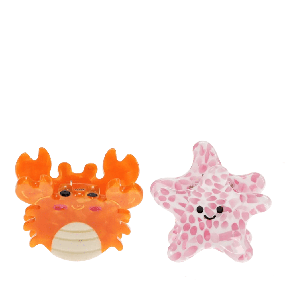 MINI HAIR CLAW CLIPS SEA CREATURES - OTHERLETTERS