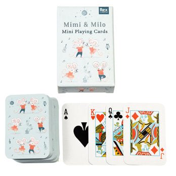 MINI PLAYING CARDS - MOUSE BALLET - OTHERLETTERS