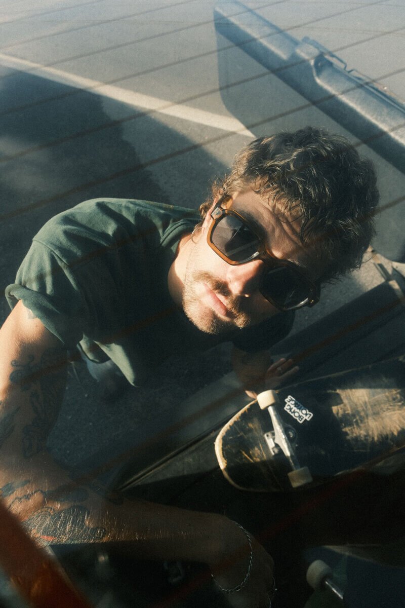MOSS GREEN THE AK SUNGLASSES BY CHPO - OTHERLETTERS