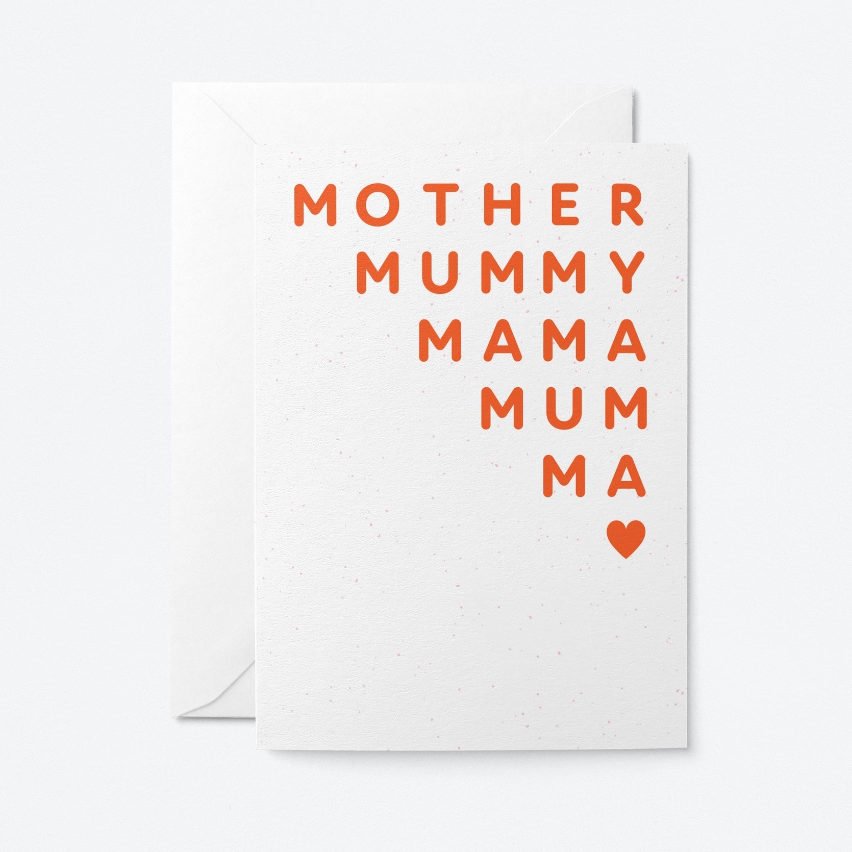 MOTHER, MUMMY, MAMA, MUM, MA | CARD BY GRAPHIC FACTORY - OTHERLETTERS