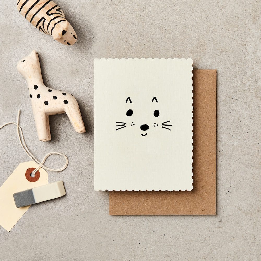 MOUSE FACE | MINI CARD BY KATIE LEAMON - OTHERLETTERS
