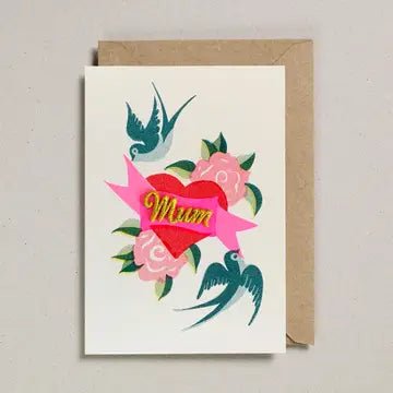 MUM - BIRDS WITH HEART | CARD BY PETRA BOASE - OTHERLETTERS