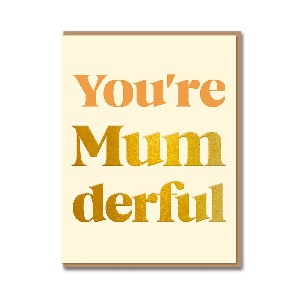 MUMDERFUL | CARD BY 1973 - OTHERLETTERS