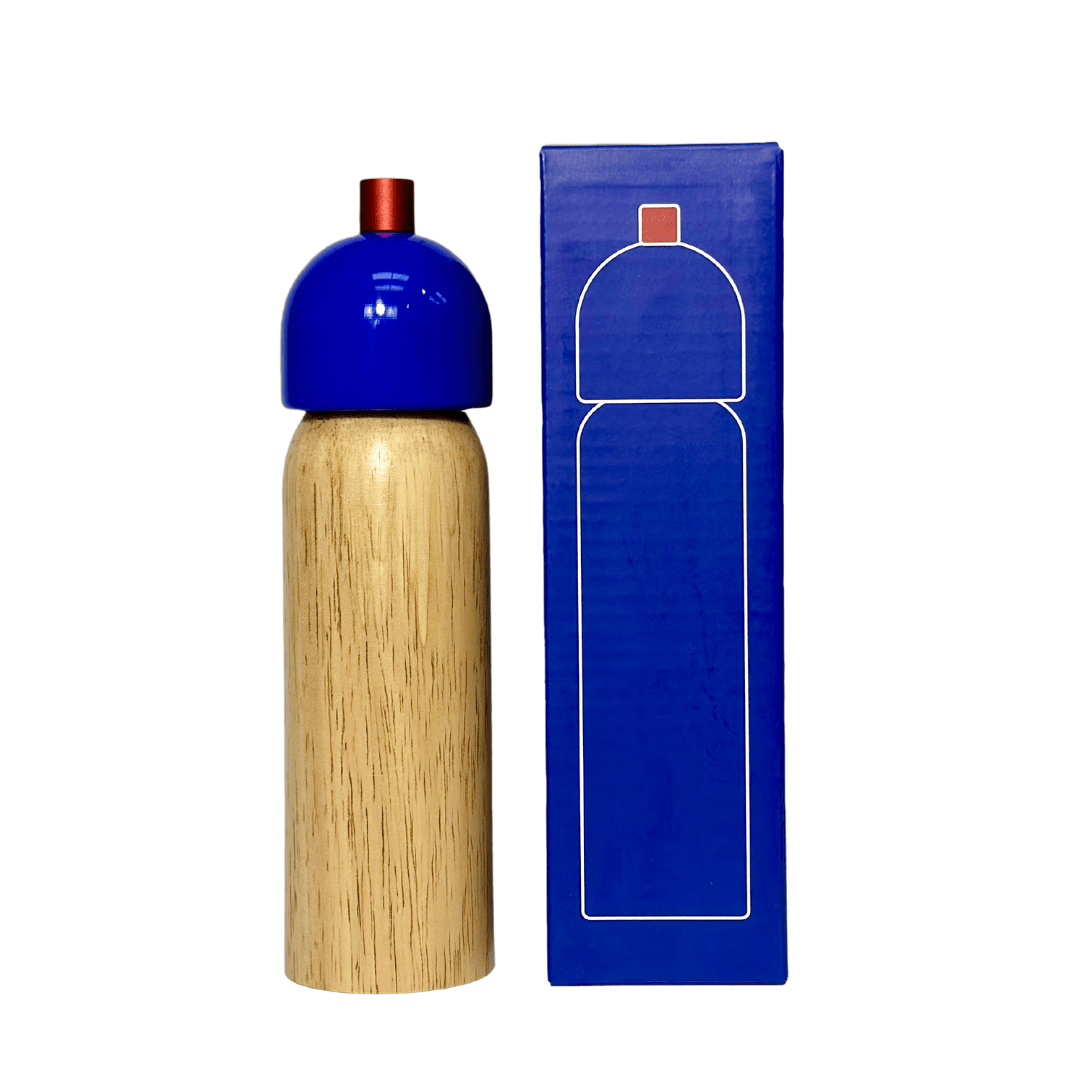 NAVY & RED SALT & PEPPER GRINDER | MEDIUM - OTHERLETTERS