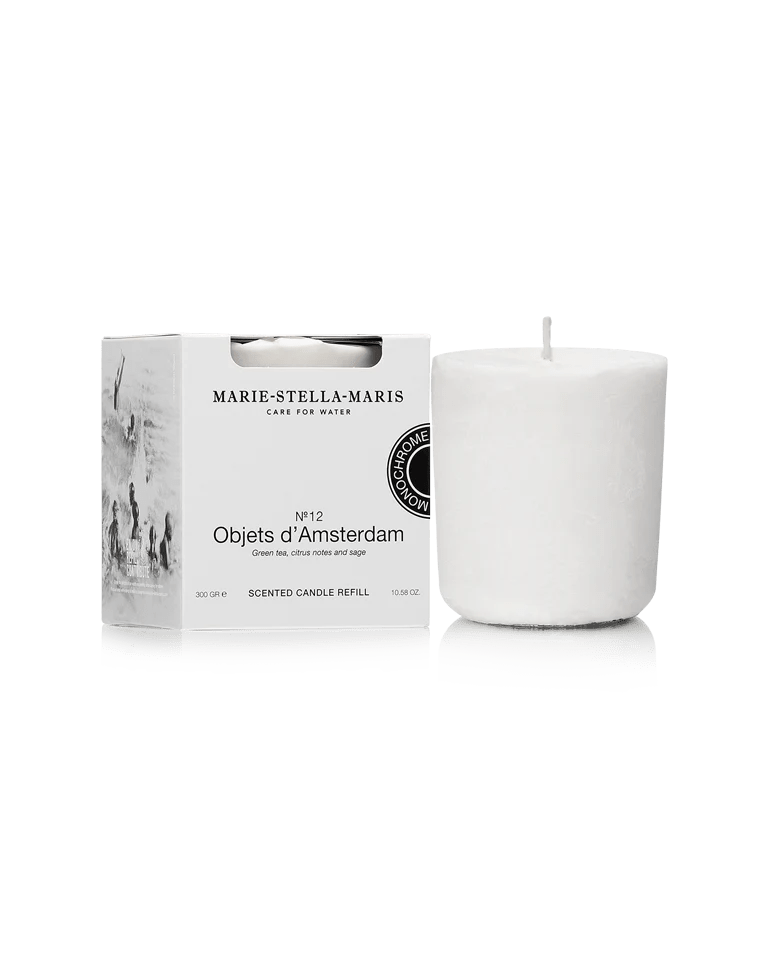 No.12 OBJETS D'AMSTERDAM scented candle REFILL BY MARIE - STELLA - MARIS - OTHERLETTERS