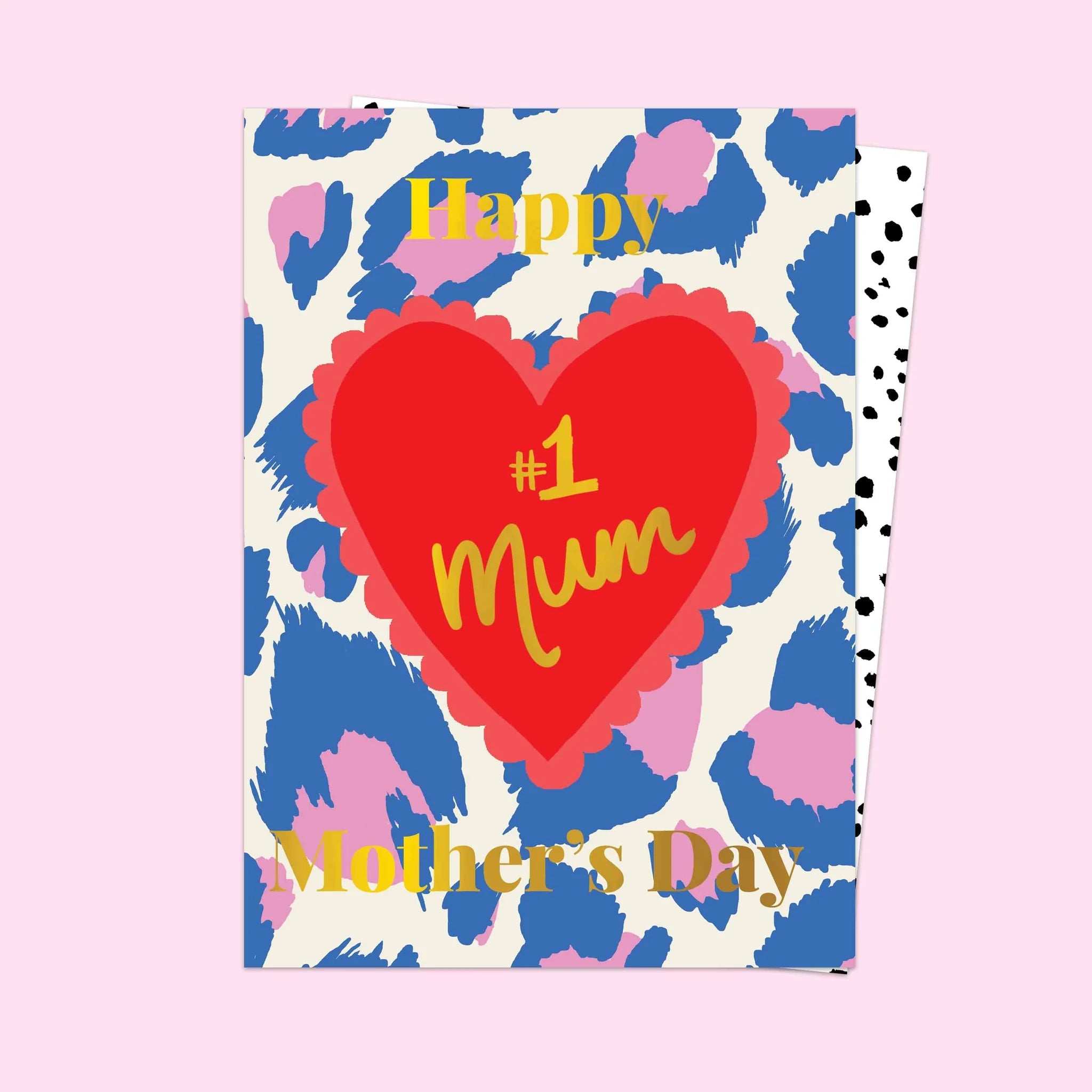 NUMBER 1 MUM LEOPARD PRINT | CARD BY ELEANOR BOWMER - OTHERLETTERS