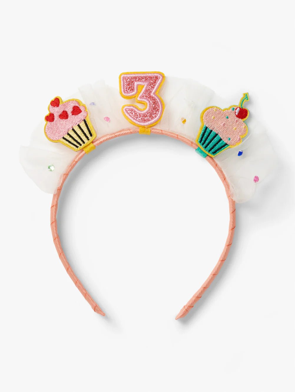 NUMBER 3 BIRTHDAY HEADBAND - OTHERLETTERS